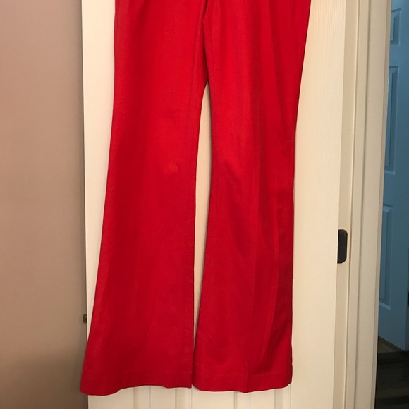Theory Max C BiStretch Primary Red Pants Size 10 - Picture 3 of 7